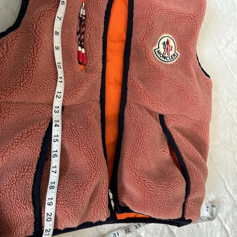 Moncler Kids polar fleece down Vest - Picture 5 of 10